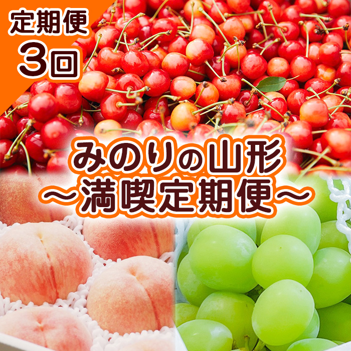【定期便3回】みのりの山形～満喫定期便～ 【令和7年産先