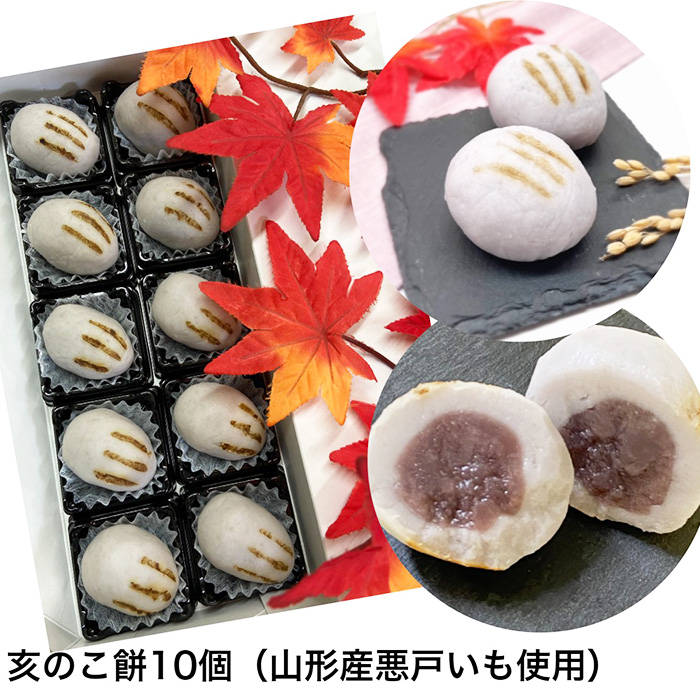 SDGs 悪戸いもの親芋使用！「亥のこ餅」10個 FY23-754