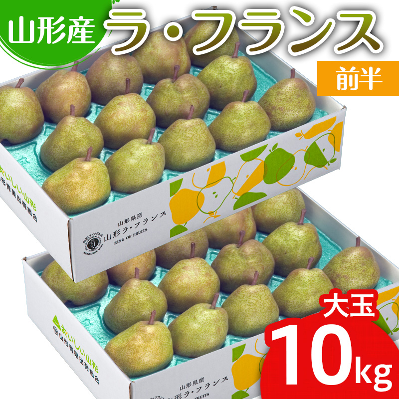 山形のラ・フランス大玉 10kg(20～28玉) 前半【令和8年産先行