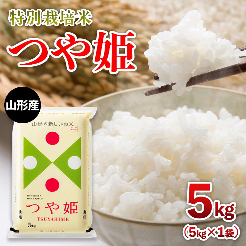 令和7年産新米 山形産 特別栽培米 つや姫 5kg FZ25-304