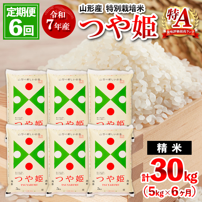 ふるさと納税 河北町 2024年10月中旬スタート つや姫15kg(5kg×3ヶ月)定期便 山形県産 ふるさと納税 \u203b2024年5月後半スタート\u203b特別栽培米 つや姫 45kg