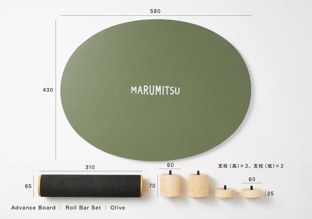 アドバンスボード ( 特別フルセット ) 〔 オリーブ 〕 バランスボード トレーニング 体幹
