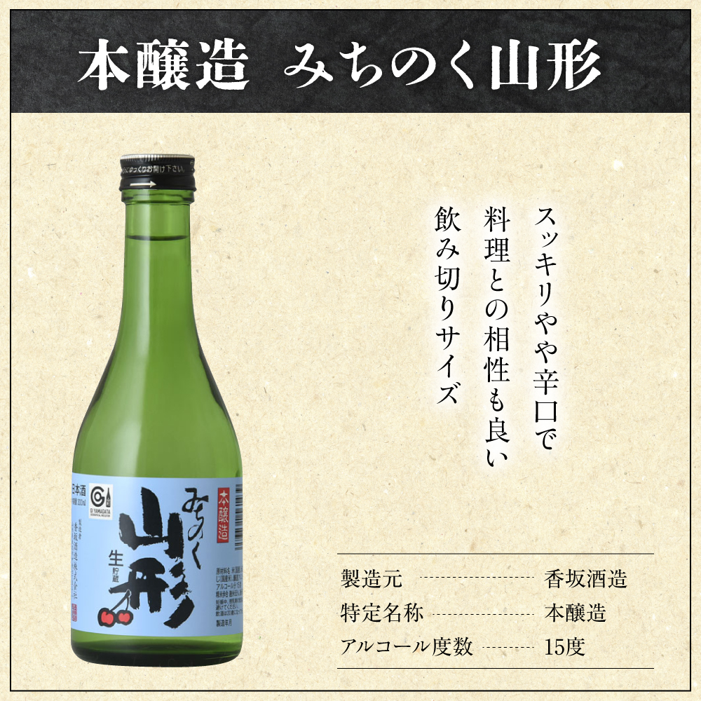 米沢地酒めぐり（地酒のみ比べセット）300ml×6種 日本酒 小嶋総本店 東光 香坂酒造 香梅 新藤酒造店 富久鶴