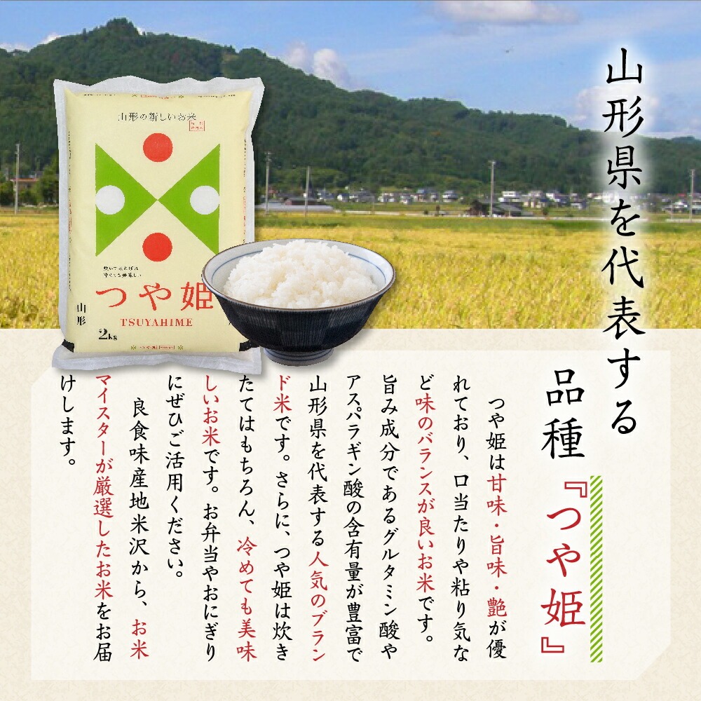 【 3ヶ月定期便 / 令和7年産 】 特別栽培米 つや姫 計10kg/月 ( 1回配送 5kg×2袋 ) お米マイスター厳選米 ブランド米 2025年産