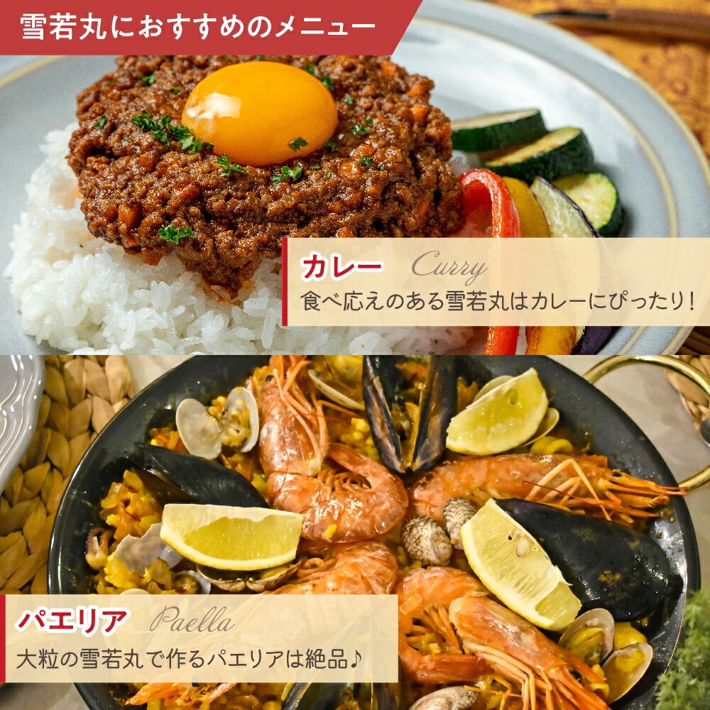 令和7年産 雪若丸 8kg ( 2kg × 4袋 ) 精米 おうちごはん応援米 2025年産 米 白米 ブランド米 お米マイスター 厳選 送料無料 山形県 米沢市