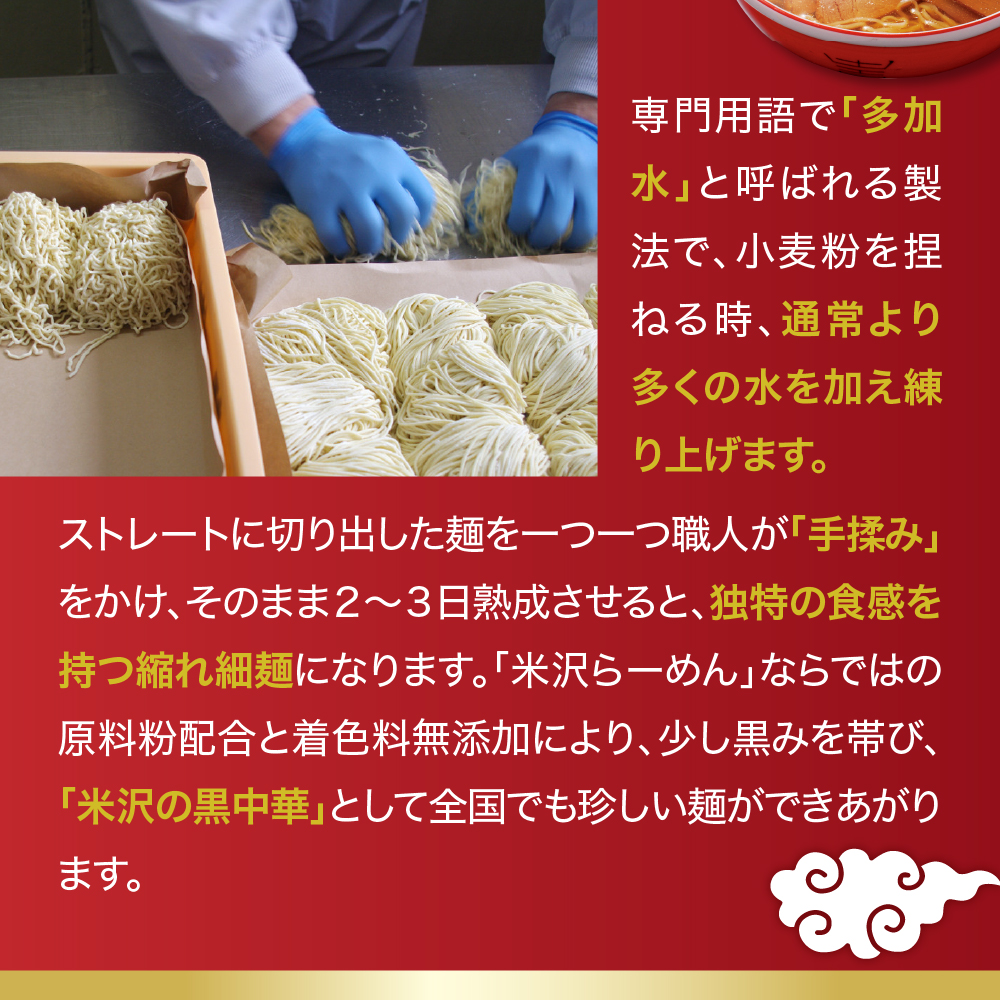 米沢らーめんセット 8食分 ラーメン 具材付き