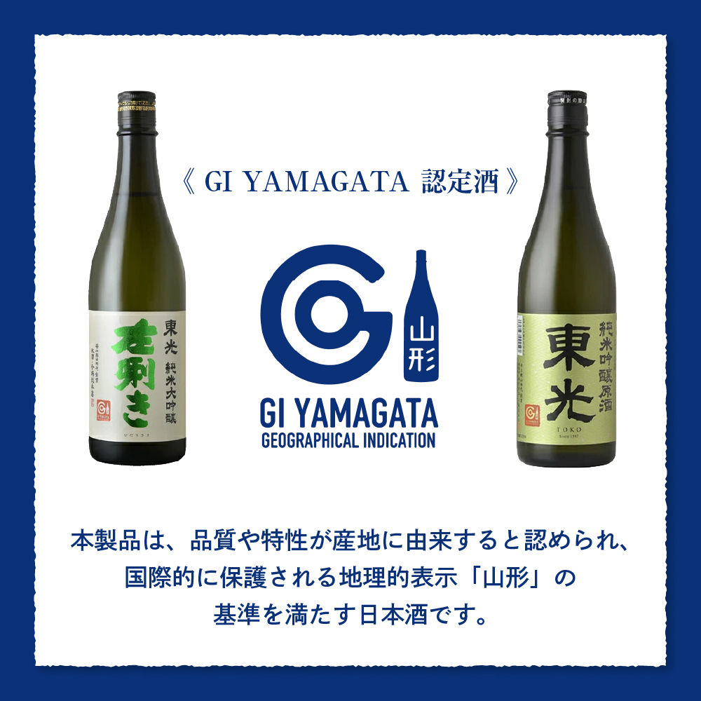 米沢地酒セット【東光】 720ml 2本 純米大吟醸 純米吟醸原酒 各1本 日本酒