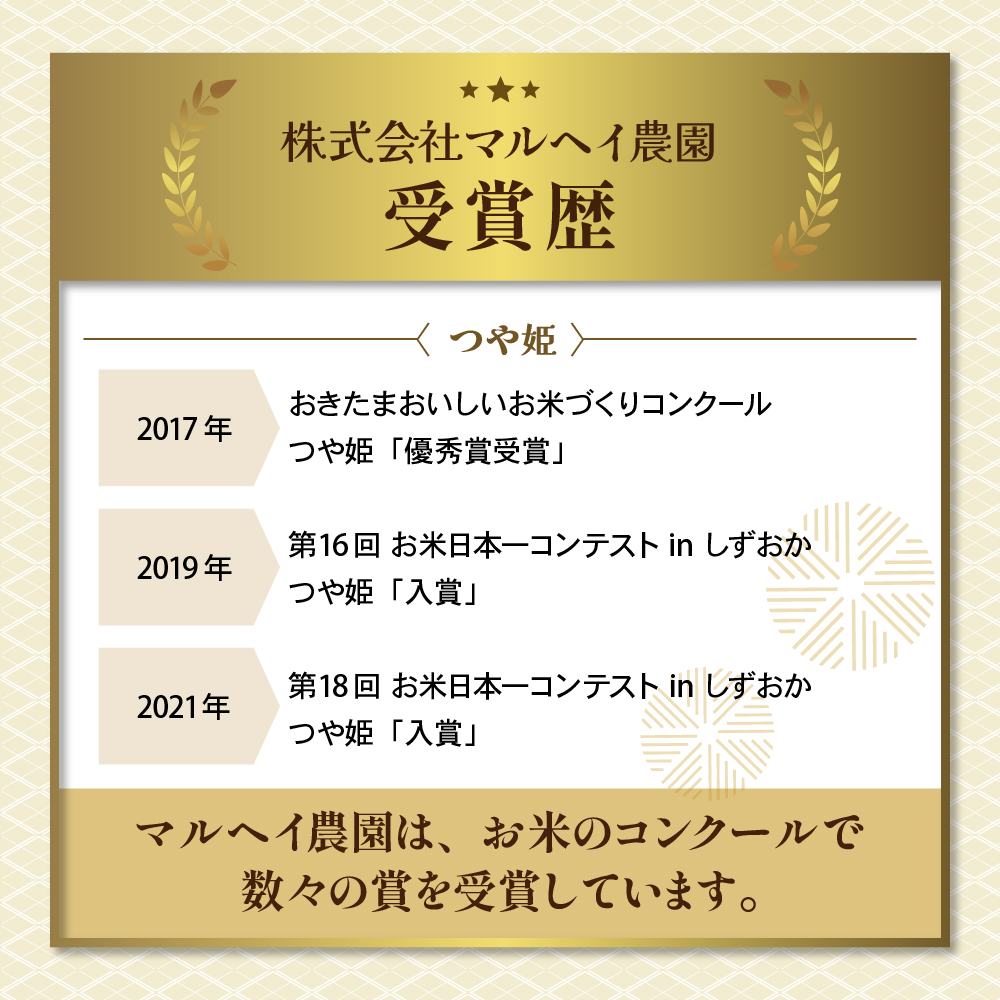 【 令和7年産 】 特別栽培米 つや姫 計6kg ( 2kg×3袋 )〔2025年10月中下旬頃～順次お届け〕 2025年産 産地直送 農家直送 ブランド米