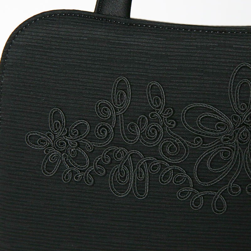 【米沢織】タッセル付きトート型フォーマルバッグ