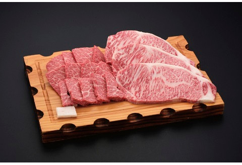 [冷蔵]米沢牛 焼き肉・ステーキ詰合せ 約1.2kg 牛肉 和牛 ブランド牛