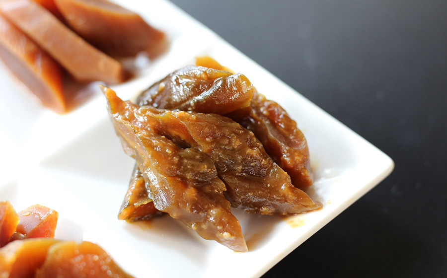 本長詰合せ（漬物セット／粕漬・茄子からし漬・蕪たまり漬・きゅうりみそら漬）　K-631