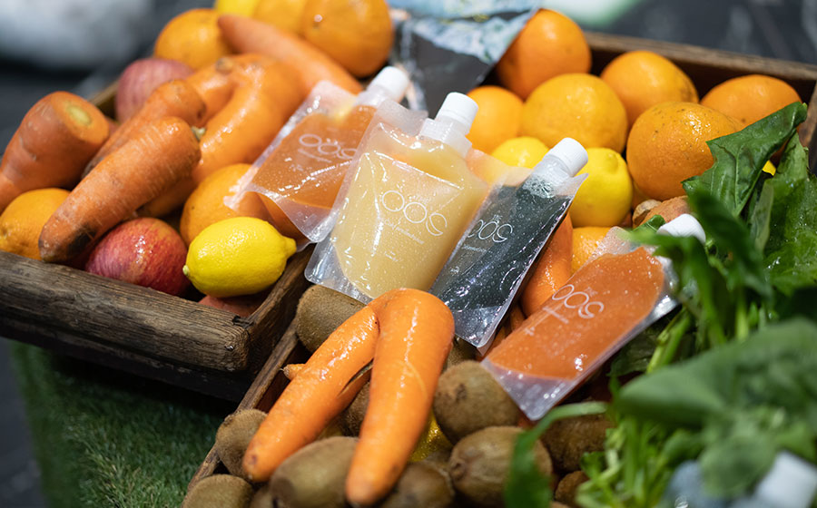 THE OOS コールドプレスジュース 200ml×6種類セット 規格外農作物使用 【市制施行20周年記念返礼品】 株式会社カクギン