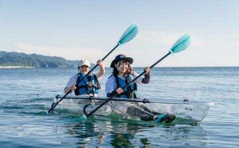 Green Blue あつみ「クリアくらげカヤック＆ウミのネイチャリング」