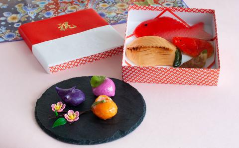 祝い菓子セット　住吉屋菓子舗
