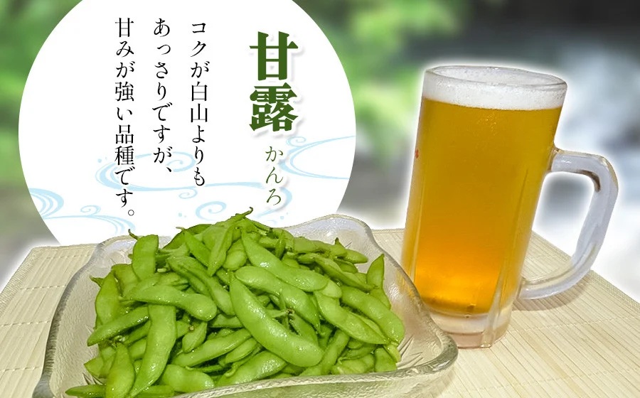 【令和8年産先行予約】【鶴岡の夏の旬を伝える】 小池農園のだだちゃ豆 【甘露】 1.8Kg（600g×3袋）K-832