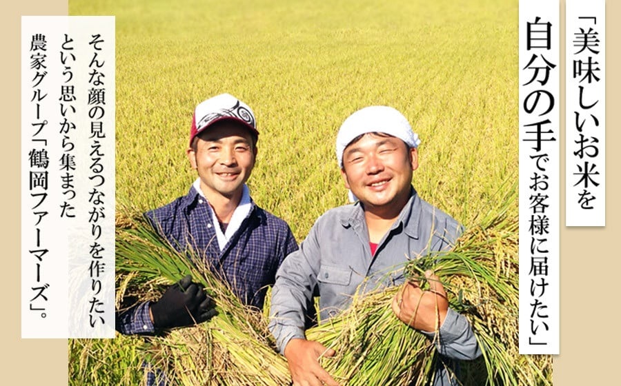 【令和7年産先行予約】【定期便】 特別栽培米 山形つや姫 精米 5kg×6ヶ月　山形県鶴岡市産 鶴岡ファーマーズ