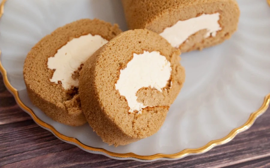 鶴ヶ岡城いしだたみクッキー3種とロールケーキセット　K-634