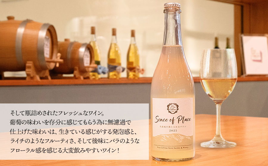 《20周年記念限定デザインボトル》鶴岡産ワイン　2025年ヌーボーROUGE（赤ワイン）・BLANC（白ワイン）　750ml×2本　【市制施行20周年記念返礼品】ピノ・コッリーナファーム&ガーデンワイナリー松ケ岡