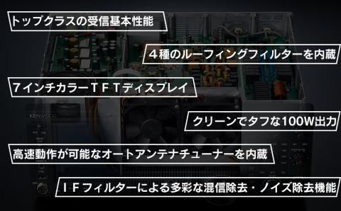 アマチュア無線機 HF/50MHz 100W 2アマ免許（TS-890S）　株式会社ＪＶＣケンウッド