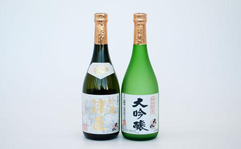 B95-201　蔵自慢の日本酒　大山　大吟醸＆純米大吟醸　２本セット　県酒類卸