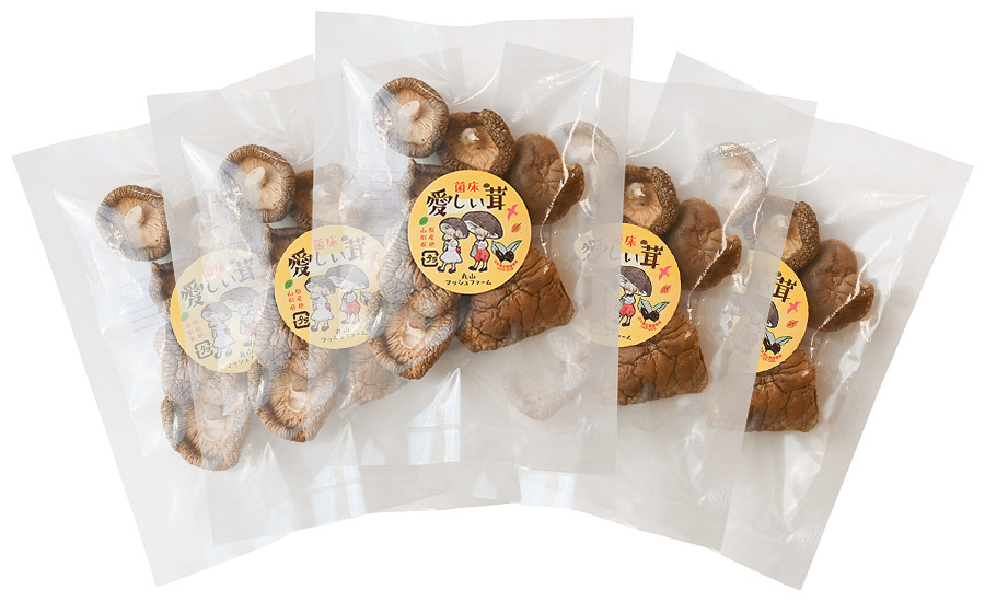 羽黒産 乾燥しいたけ 60g(12g×5)　山形県鶴岡市 農事組合法人 庄内おばこ農場 K-710