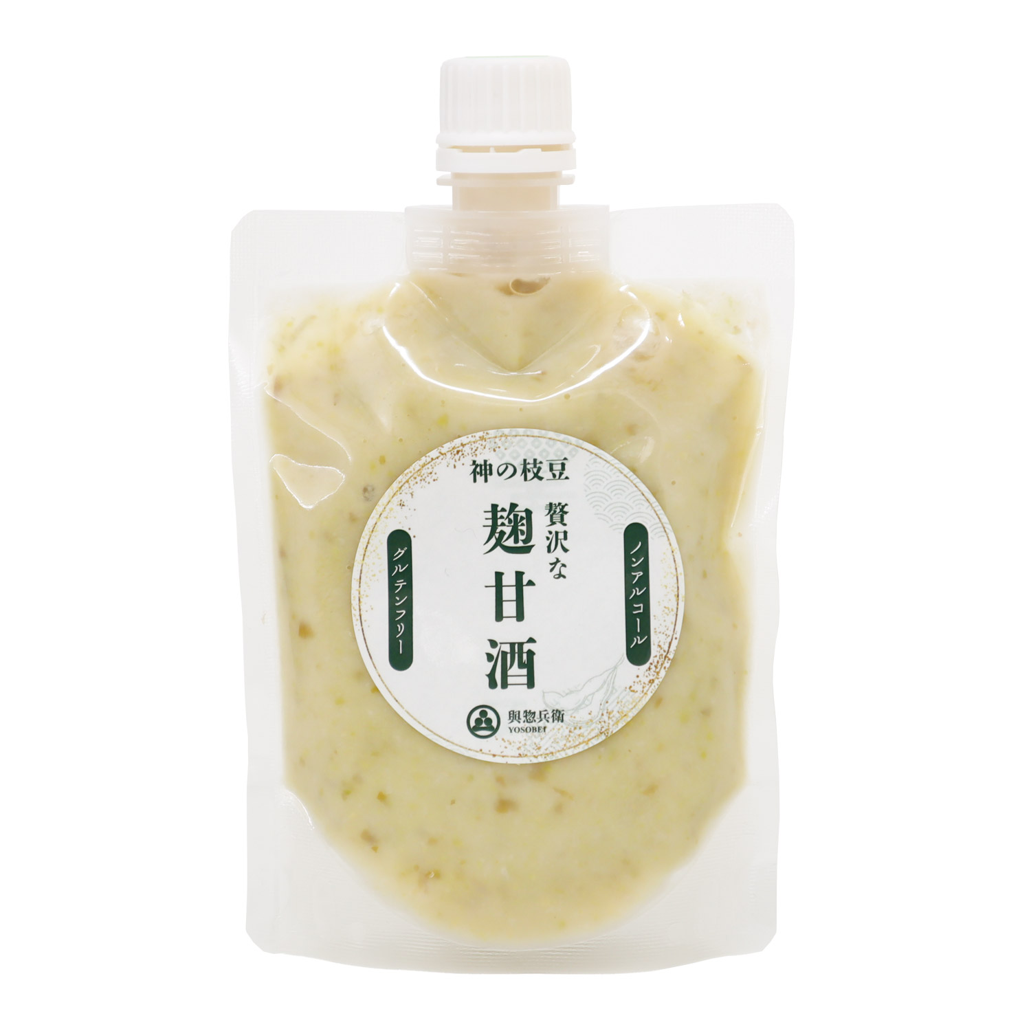 神農家のだだちゃ豆甘酒（200g）3本　與惣兵衛　K-723