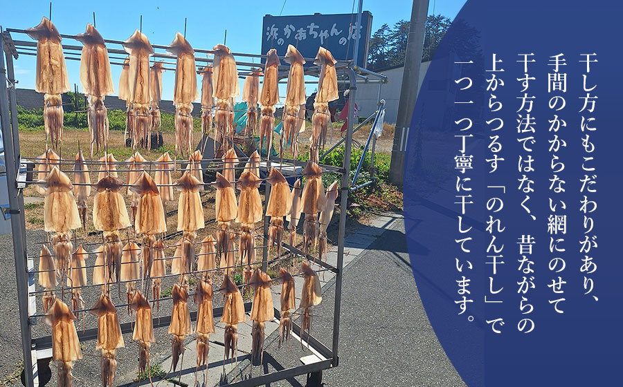 鼠ヶ関名産　いかの一夜干し 4枚セット　鼠ヶ関水産加工生産組合