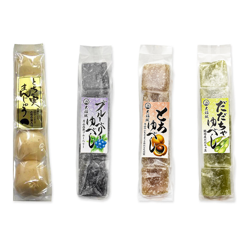 とちもち本舗　大福城のゆべし・とちの実まんじゅうセット　A06-510