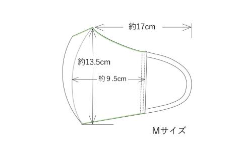 肌に優しい洗える 抗菌・防臭・制菌素材のマスク【Mサイズ】