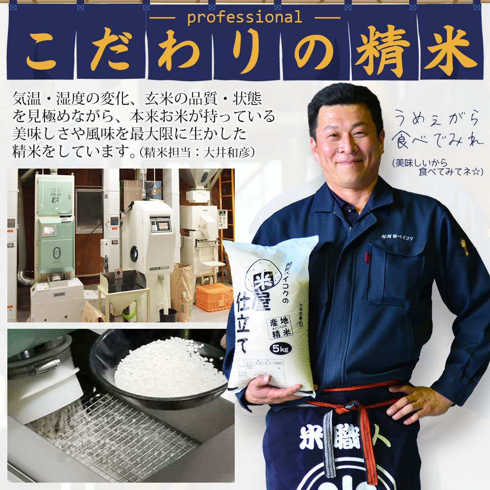 【令和7年産】【3ヶ月定期便】【新米】つや姫 無洗米 10kg (5kg×2袋) ×3回　(計30kg)  山形県庄内産　有限会社 阿部ベイコク