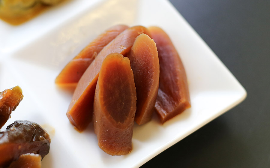 本長詰合せ（漬物セット／粕漬・茄子からし漬・蕪たまり漬・きゅうりみそら漬）　K-631