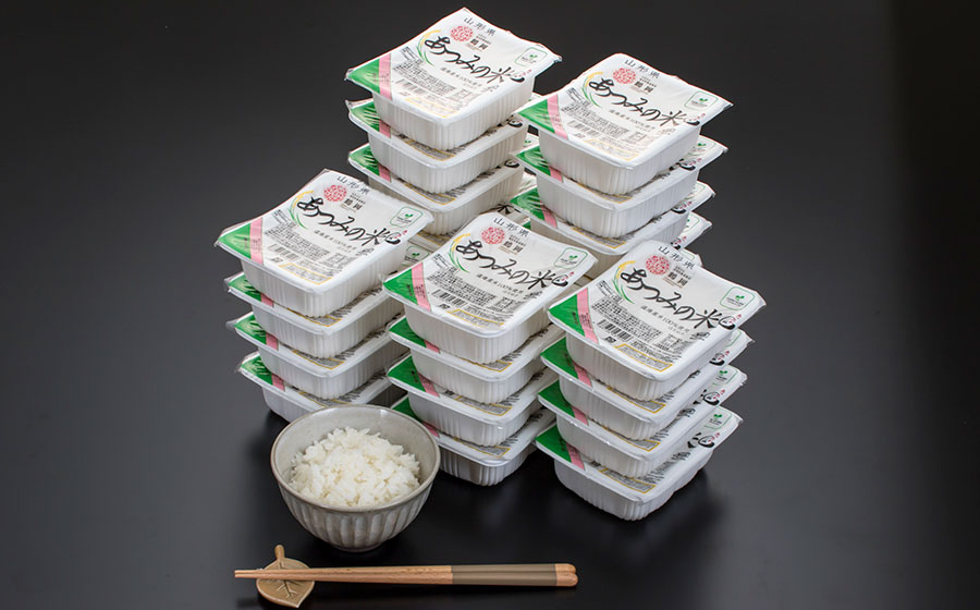 あったかご飯・あつみの米パックライス（180ｇ×24P）　K-734