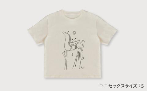 鶴岡市ふるさと納税限定品　Spiber X 荒井良二 ジャーニーT　「たびのうま」　Sサイズ
