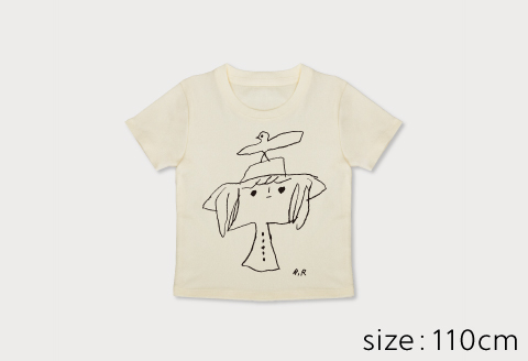 Spiber × 荒井良二　キッズTシャツ　"ゆめのこども"（みるく) 110cm
