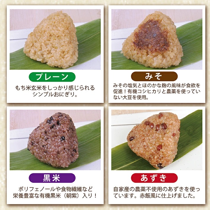 SA0875　もち米 玄米おにぎりセット　計20個(4種×各5個)