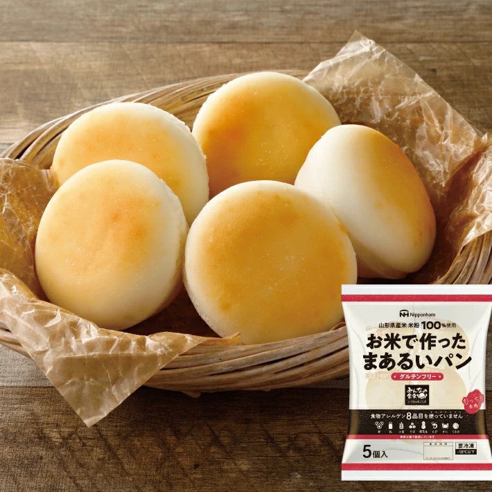 SA2339　東北日本ハム《みんなの食卓》 米粉パン食べ比べ3種セット　計6袋(3種類×各2袋) 　【冷凍便】