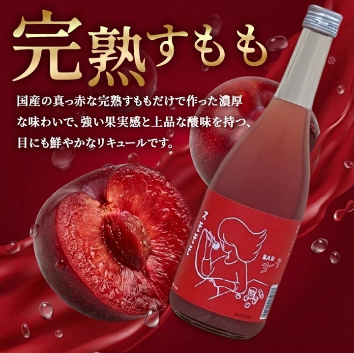 SA2810　酒田の酒屋厳選　楯の川 BARヨー子 スモモモ　720ml×1本