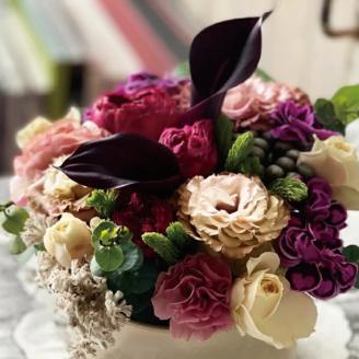 SL0233　【12回定期便】「COLOR'S12」色で飾るフラワーアレンジ