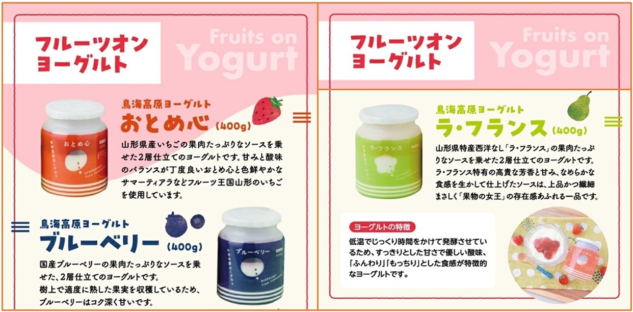 SA1813　鳥海高原ヨーグルトＡセット