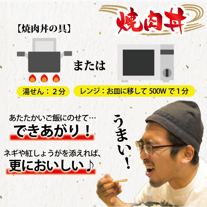 SA0642　焼肉丼の具とご飯のセット