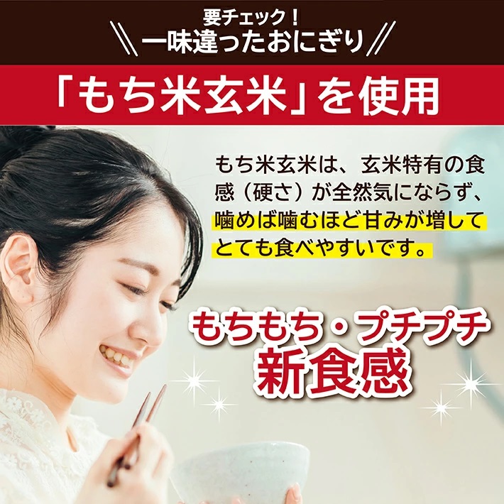 SA0875　もち米 玄米おにぎりセット　計20個(4種×各5個)