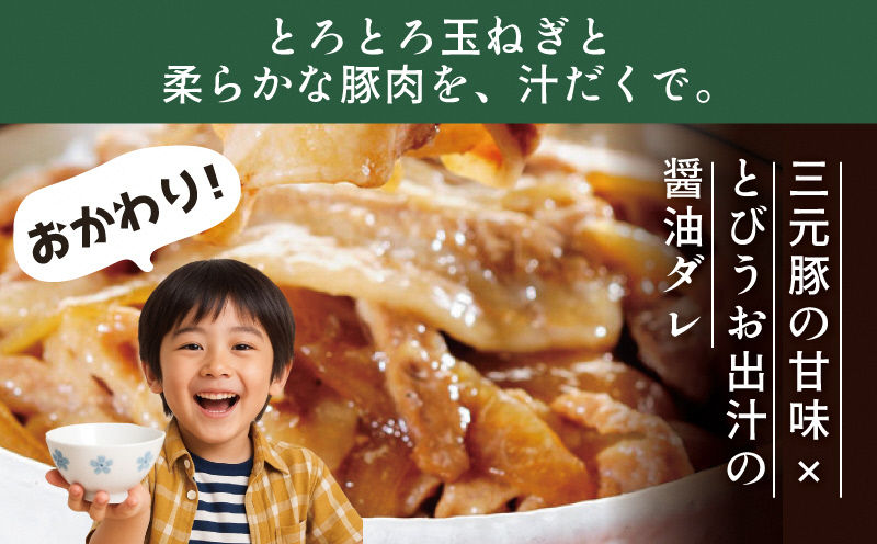 SA1340　【平田牧場】 三元豚 あぶり豚丼セット　130g×8パック