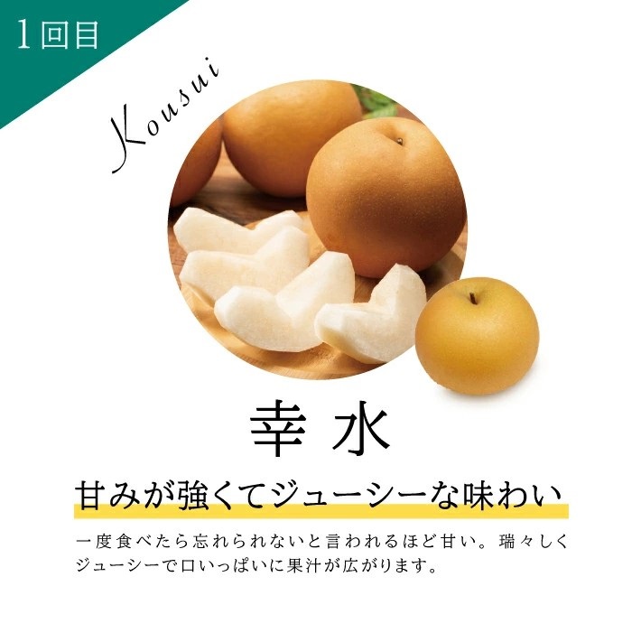 SE0488　【3回定期便】美味しい3種の刈屋梨2026 (幸水梨、豊水梨、あきづき梨または南水梨)
