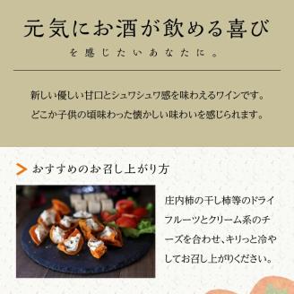 SA1347　庄内柿スパークリングワイン　Sparsimmon (スパーシモン)　750ml