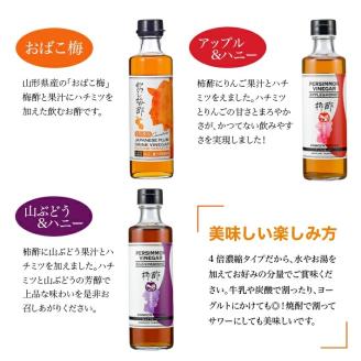 SA1415　飲む果実酢 4倍濃縮 3本セット (270ml×3本)