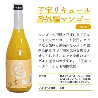SA1945　酒田の酒屋厳選　子宝リキュール 番外編マンゴー　720ml×2本