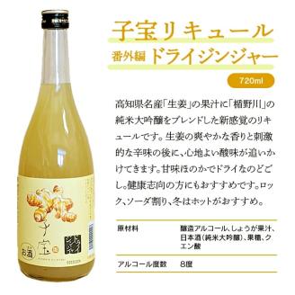 SZ0147　酒田の酒屋厳選　子宝リキュール 番外編ドライジンジャー　720ml×1本