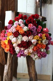 SL0226　憧れの100本のバラのブーケ