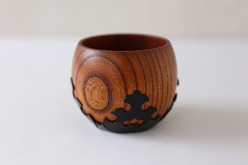 SG0058　酒田船箪笥　製造技術を活かした酒器（ぐい呑み）