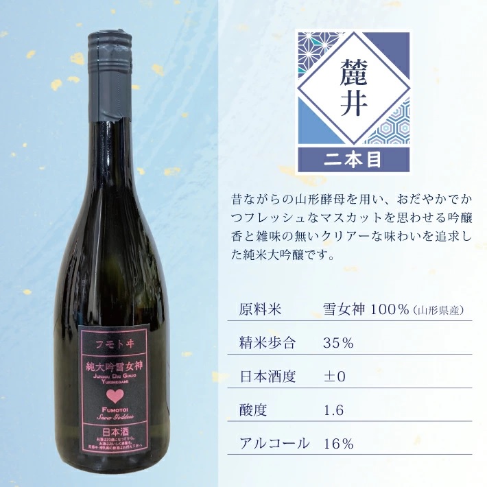 SF0245　酒田の酒屋厳選　雪女神頒布会